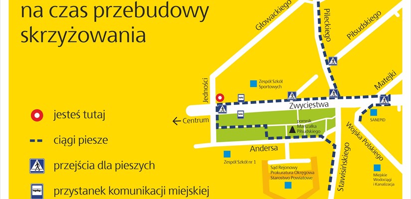 Mapa dla pieszych Mapa dla pieszych