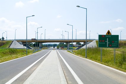 Viaduct in route of Pilzno bypass