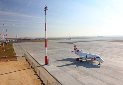Apron at the Rzeszów-Jasionka Airport