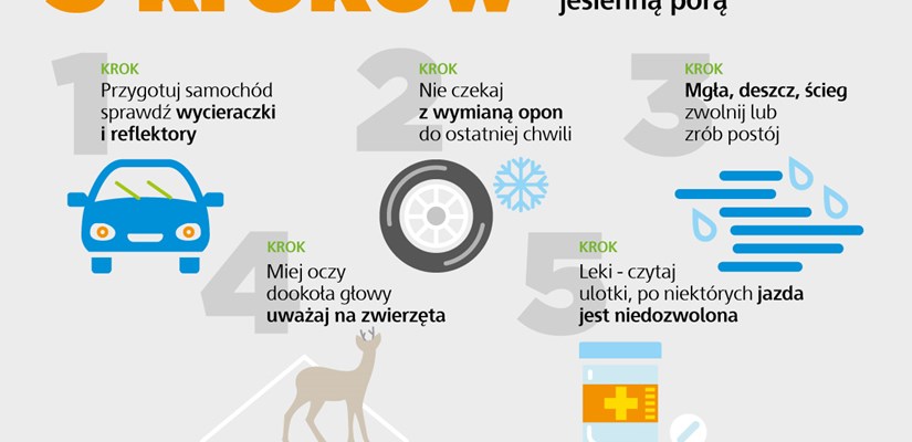 Bezpieczna jazda jesienią Bezpieczna jazda jesienią